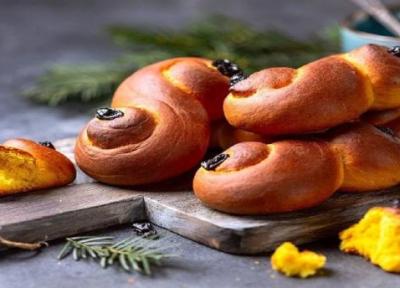 طرز تهیه نان زعفرانی سوئدی؛ میان وعده ای خوشمزه و عالی