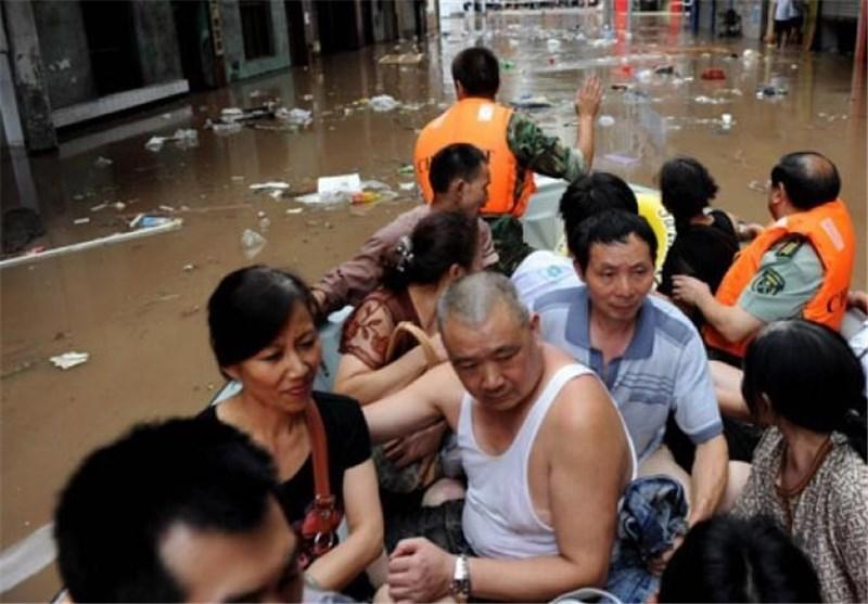 باران شدید در چین 50 کشته و 12 مفقود به جا گذاشت