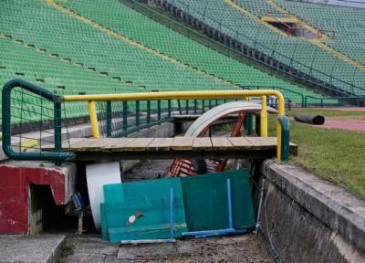 شرایط وحشتناک ورزشگاه بازی محبت آمیز بوسنی - ایران
