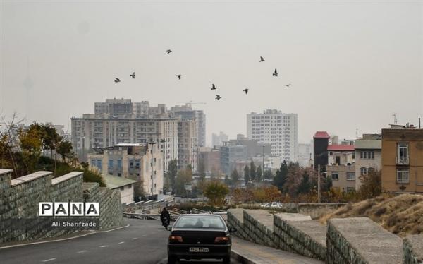 کیفیت هوای تهران درشرایط ناسالم برای گروه های حساس