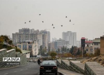 کیفیت هوای تهران درشرایط ناسالم برای گروه های حساس