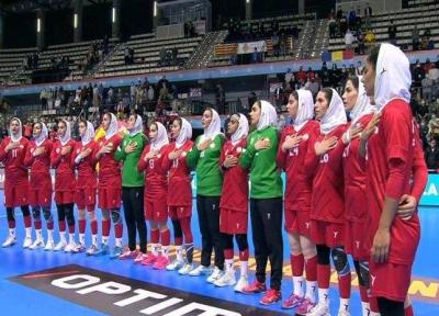 تیم هندبال زنان ایران برابر ازبکستان باخت
