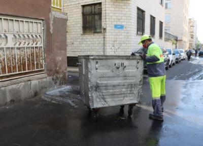 نوسازی و بازسازی مخازن زباله در اولین روز طرح خدمت