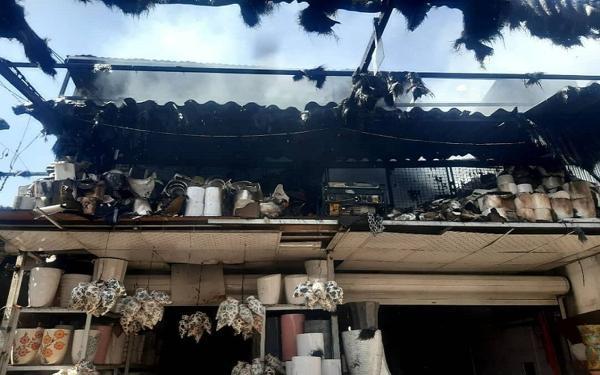 بازار گل تهران بار دیگر طعمه آتش شد